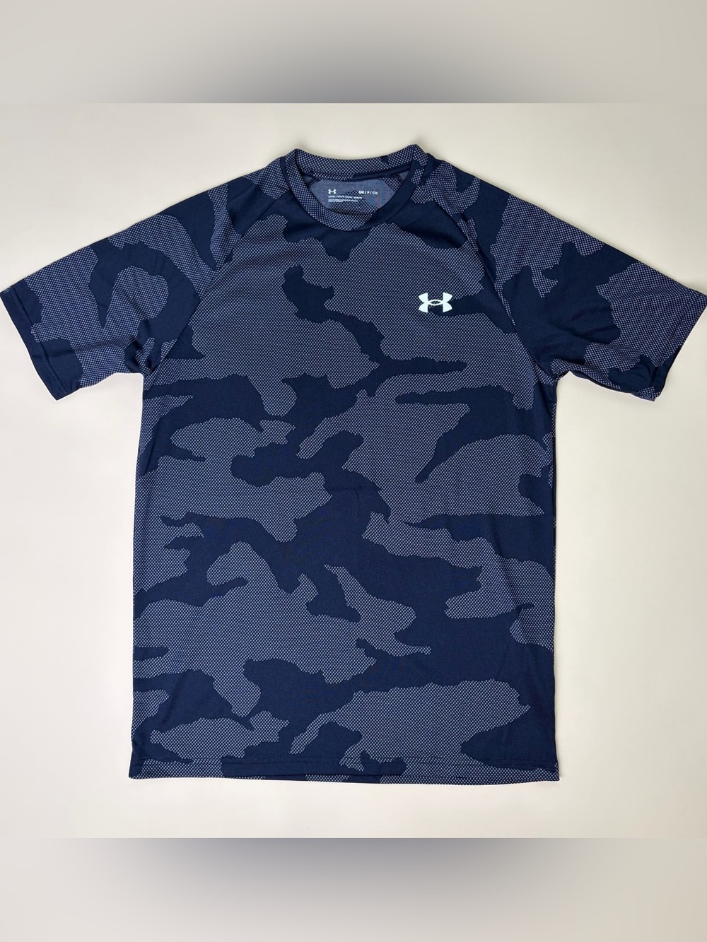 Under Armour Navy Blue Camo Performance Tee